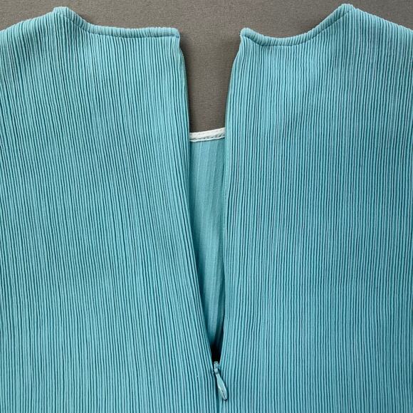 Opening Ceremony Dress Womens Medium Tiffany Blue Apex Babydoll Mini Fit & Flare - Picture 8 of 13
